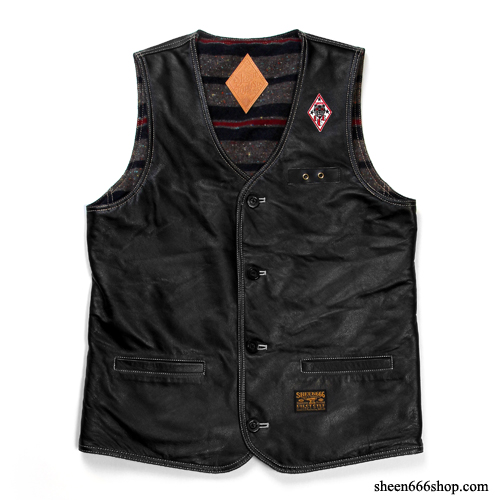 Leather Reversible Work Vest